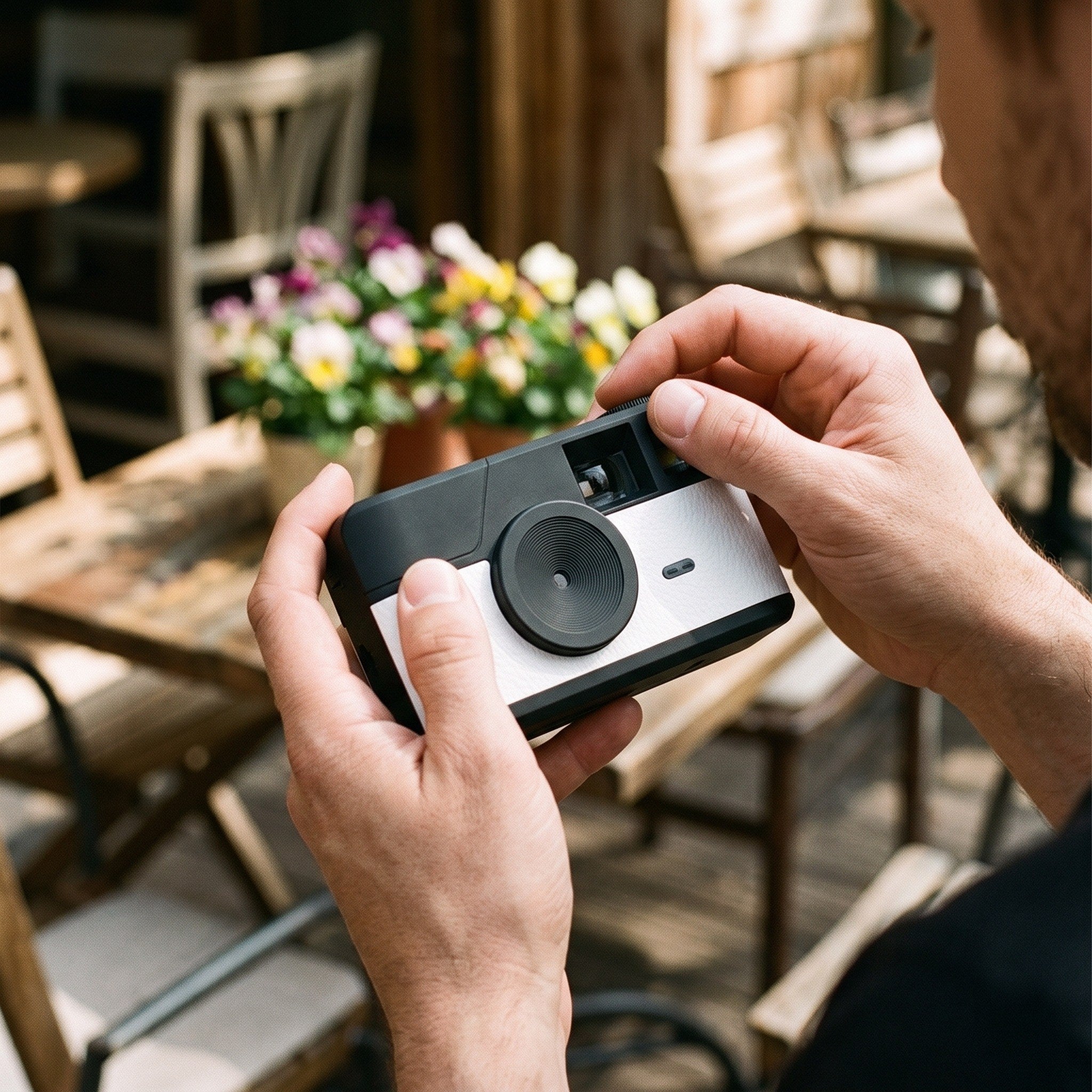 Eight modes for nostalgic photo character