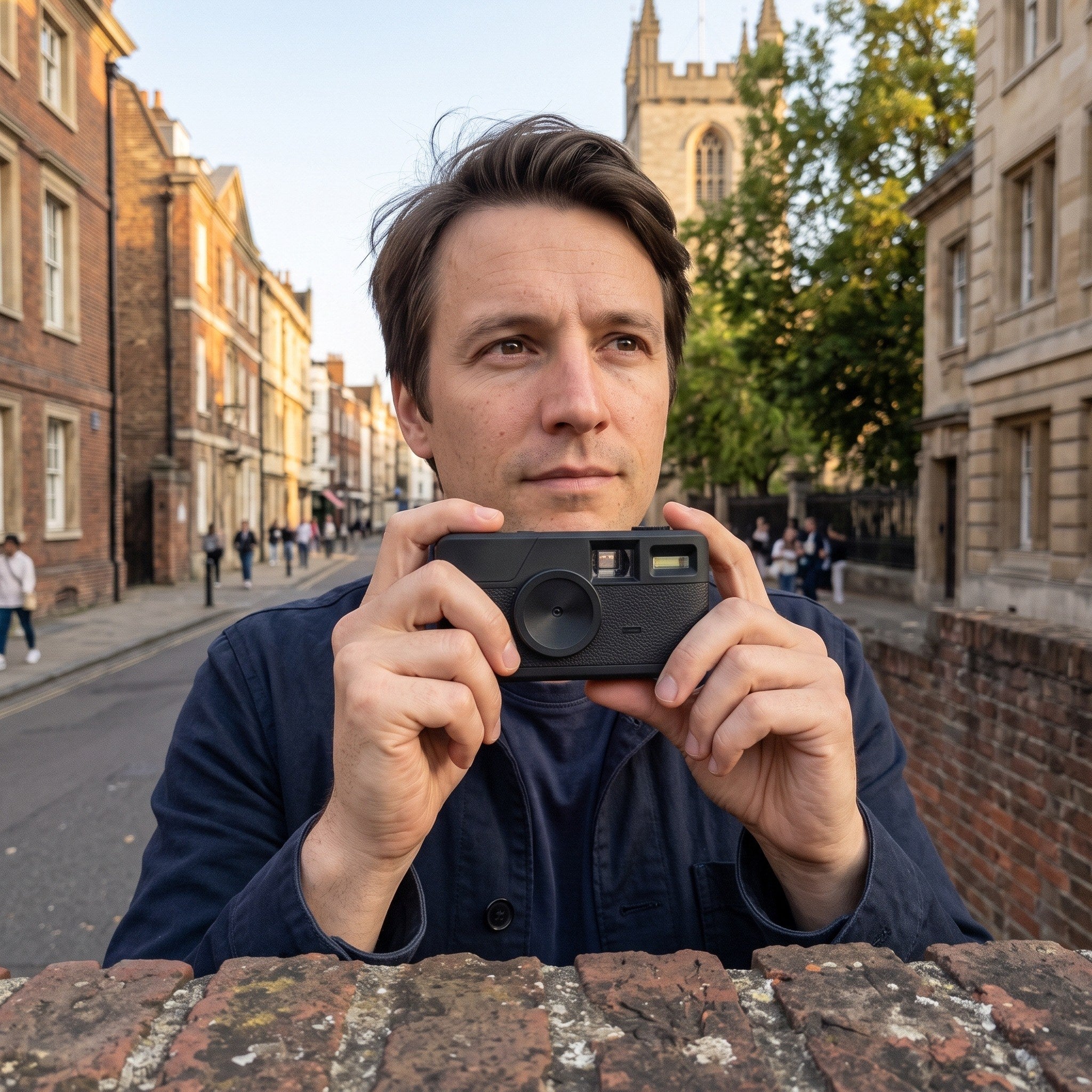 Oliver K. with a Sunday Snap camera